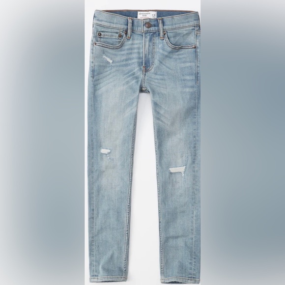 Abercrombie & Kids Super Skinny Denim Jeans (NWT) - Picture 1 of 4